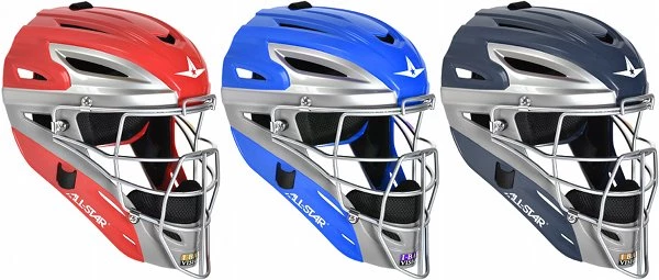 All-Star MVP2500MTT College Level Two Tone Matte Finish Catcher's Helmet 3 All-Star MVP2500MTT College Level Two Tone Matte Finish Catcher's Helmet - Image 2