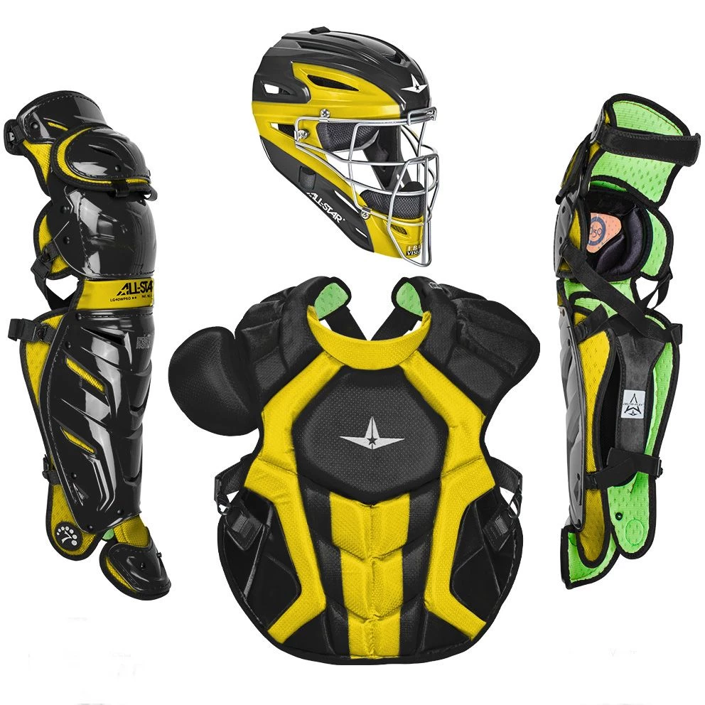 All-Star System 7 Axis CKCCPRO1XTT Adult Baseball Professional Level Two Tone Catcher's Gear Set 3 All-Star System 7 Axis CKCCPRO1XTT Adult Baseball Professional Level Two Tone Catcher's Gear Set