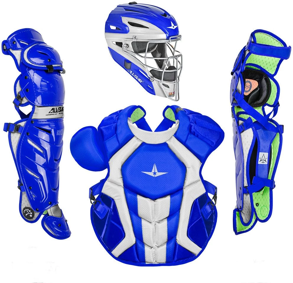 All-Star System 7 Axis CKCCPRO1XTT Adult Baseball Professional Level Two Tone Catcher's Gear Set 11 All-Star System 7 Axis CKCCPRO1XTT Adult Baseball Professional Level Two Tone Catcher's Gear Set - Image 9