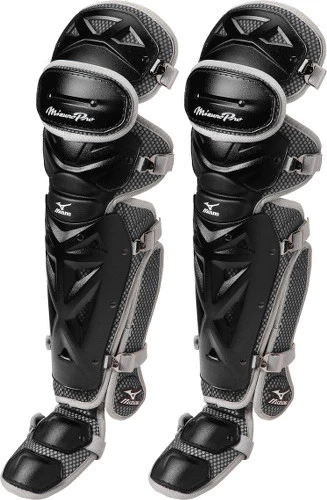 Mizuno Pro 380376 Adult 17.5 Inch Baseball Leg Guards 3 Mizuno Pro 380376 Adult 17.5 Inch Baseball Leg Guards