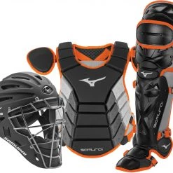 Mizuno Samurai 380417 Adult Baseball Catcher's Gear Set -Baseball Gear Shop mizuno samurai 380417 adult baseball catcher s gear set 38 1