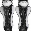 Rawlings MACH Adult 17 Inch Catcher's Leg Guards MCHLGA 2 Rawlings MACH Adult 17 Inch Catcher's Leg Guards MCHLGA -Baseball Gear Shop rawlings mach adult 17 inch catchers leag guards mchlga 25 1