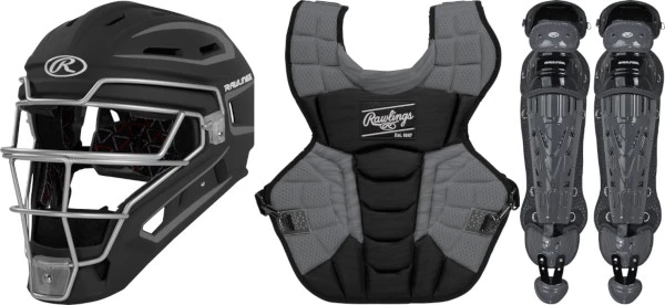 Rawlings Velo 2.0 RAWVELO2I Intermediate Baseball Catchers Gear Set 3 Rawlings Velo 2.0 RAWVELO2I Intermediate Baseball Catchers Gear Set