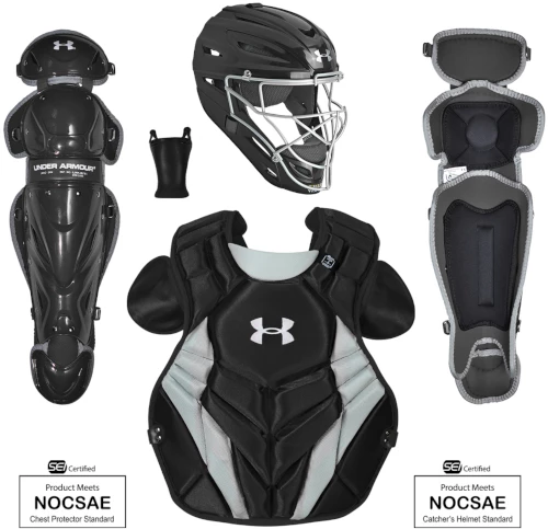 Under Armour Converge Victory Series Junior Youth Baseball Catcher Gear Set UACKCC4-YVS 3 Under Armour Converge Victory Series Junior Youth Baseball Catcher Gear Set UACKCC4-YVS