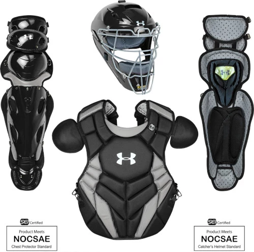 Under Armour Pro 4 Series Youth Baseball Catcher Gear Set UACKCC4-JRP 3 Under Armour Pro 4 Series Youth Baseball Catcher Gear Set UACKCC4-JRP